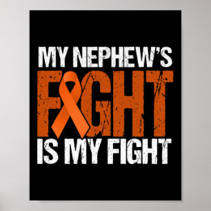 Poster Mon combat Nephews est ma lutte contre la leucémie
