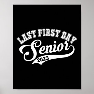 Poster Mon Dernier premier jour de classe senior de 2023