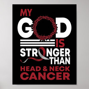 Poster Mon Dieu est plus fort que la conscience du cancer