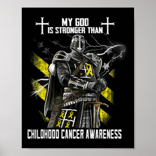 Poster Mon Dieu Est Plus Fort Que La Sensibilisation Au C