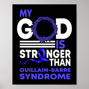Poster Mon Dieu est plus fort que le syndrome de Guillain
