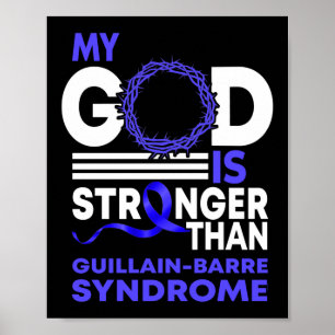 Poster Mon Dieu est plus fort que le syndrome de Guillain