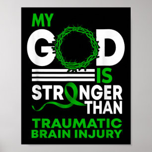 Poster Mon Dieu Plus Fort Que La Blessure Traumatique Du 