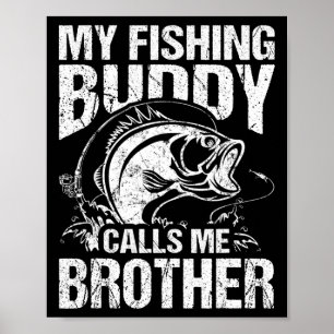 Poster Mon Époux De Pêcheurs M'Appelle Frère Pêcheur Drôl