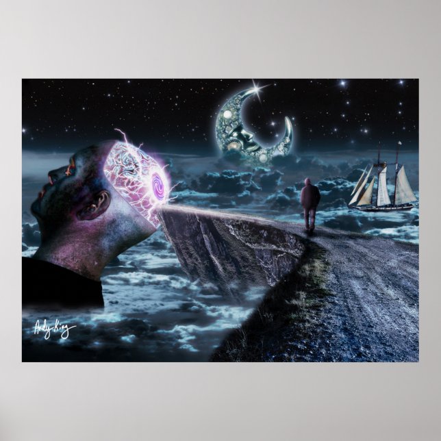 Poster Mon Esprit Brille - (Affiches) (Devant)