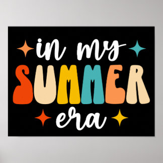 Poster Mon Été Retro Été Super