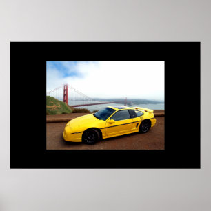 Poster Mon Fiero GT à la porte