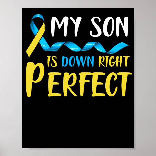 Poster Mon fils est en panne Syndrome parfait à droite (Devant)