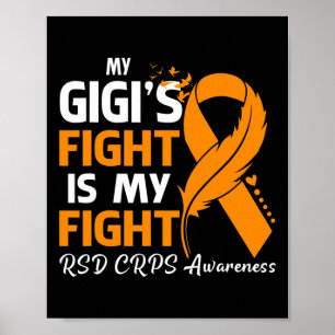 Poster Mon Gigi's Fight Is My Fight Rsd Crps Sensibilisat