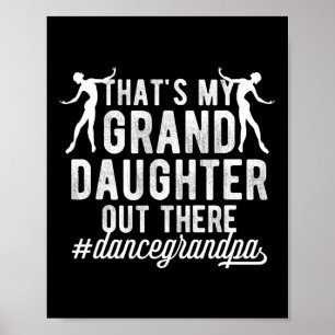 Poster Mon Grand-Fille Danse Grand-Père D'Une Danse Grand