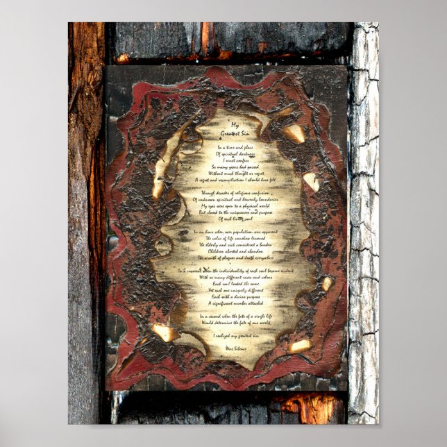 Poster Mon grand péché (Devant)