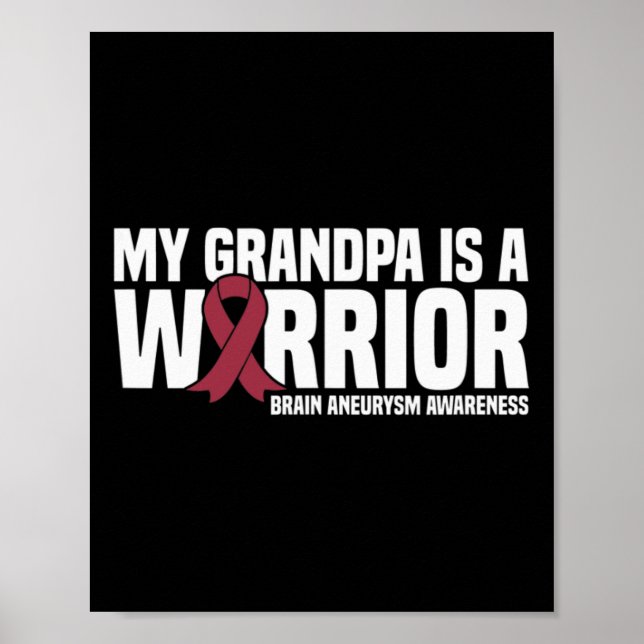 Poster Mon grand-père est un Guerrier Cerveau Aneurie Sen (Devant)