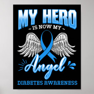 Poster Mon Héros Est Maintenant Mon Ange Diabète Endocrin