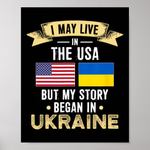 Poster Mon histoire a commencé en Ukraine 