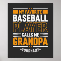 Mon Joueur De Baseball Préféré M'Appelle Grand-Pèr