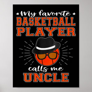 Poster Mon joueur de basket préféré m'appelle oncle - Sp