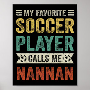 Poster Mon joueur de football favori m'appelle Nannan Mèr