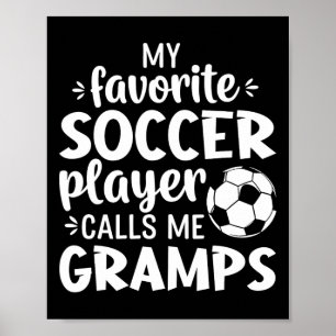 Poster Mon Joueur De Football Favori M'appelle Papi 