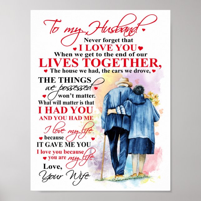 Poster Mon mari (Devant)