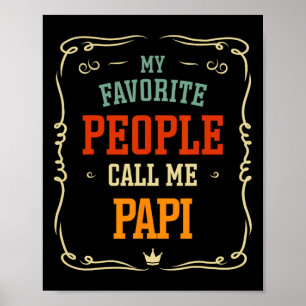 Poster Mon peuple favori m'appelle Papi Père &# s Jour