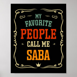 Poster Mon peuple favori m'appelle Saby Père&#; s Jour