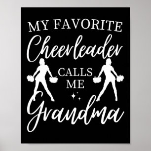 Poster Mon Pom-pom girl Favori M'Appelle Grand-Mère Sport