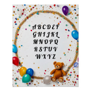 Poster Mon premier alphabet