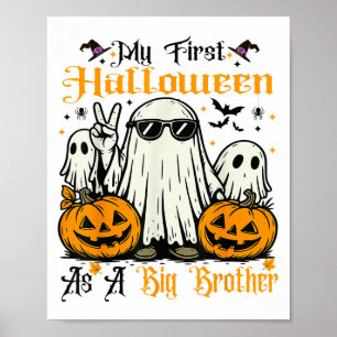 Poster Mon Premier Halloween En Tant Que Citrouille Fantô
