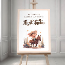 Mon premier Rodeo Wild West Cowboy Bienvenue