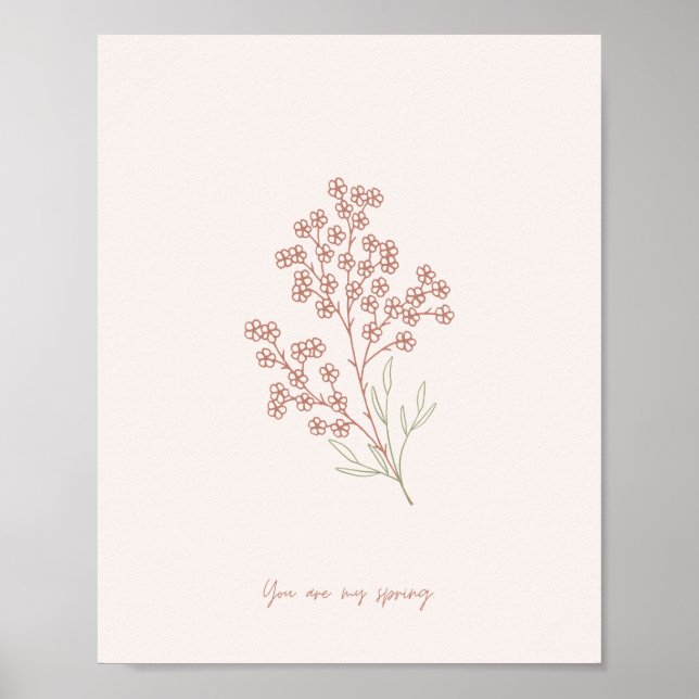 Poster Mon printemps (Devant)