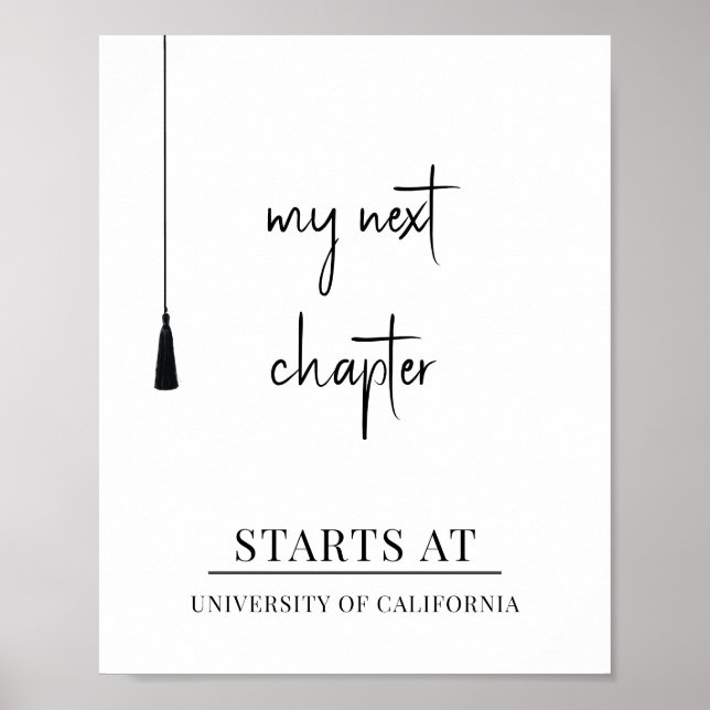 Poster Mon prochain diplôme de chapitre (Devant)