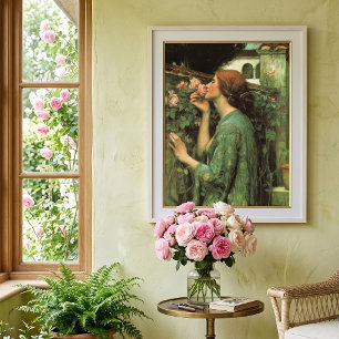 Poster Mon Rose doux, ou Âme du Rose par Waterhouse
