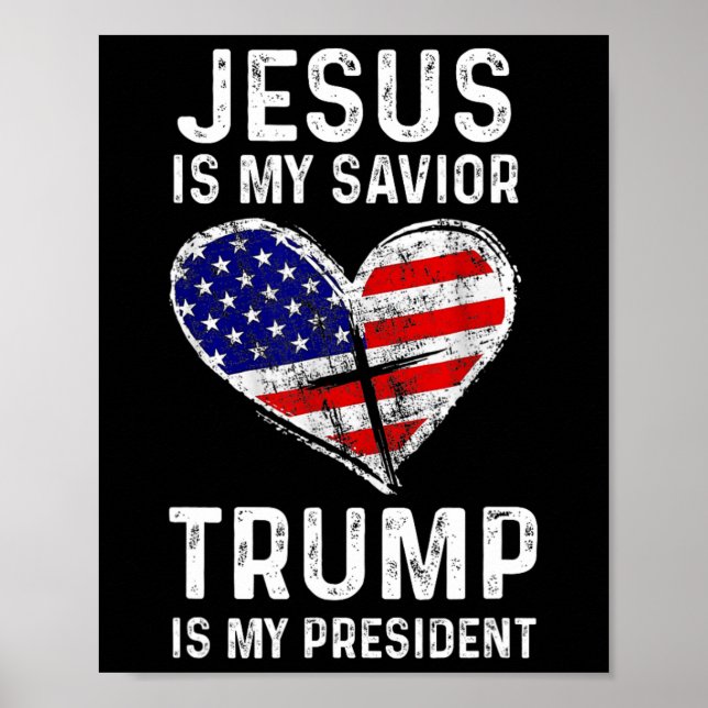 Poster Mon Sauveur Trump est-il mon président 2 (Devant)