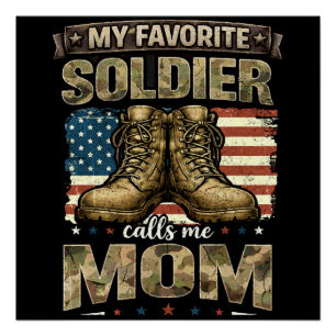 Poster Mon soldat préféré m'appelle maman