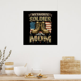 Poster Mon soldat préféré m'appelle maman