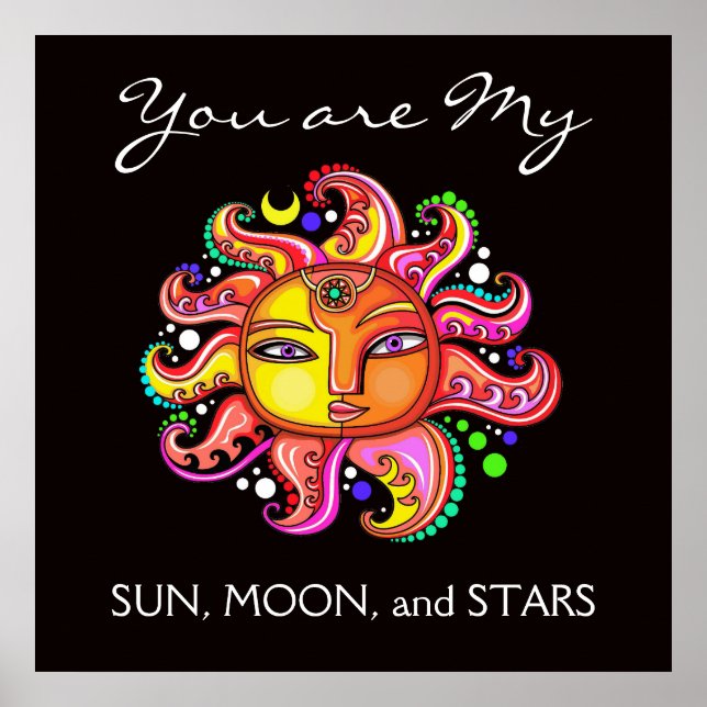 Poster Mon soleil, ma lune et mes étoiles (Devant)