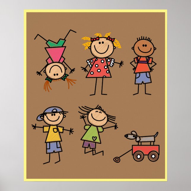 Poster Mon temps de jeu pour les enfants (Devant)