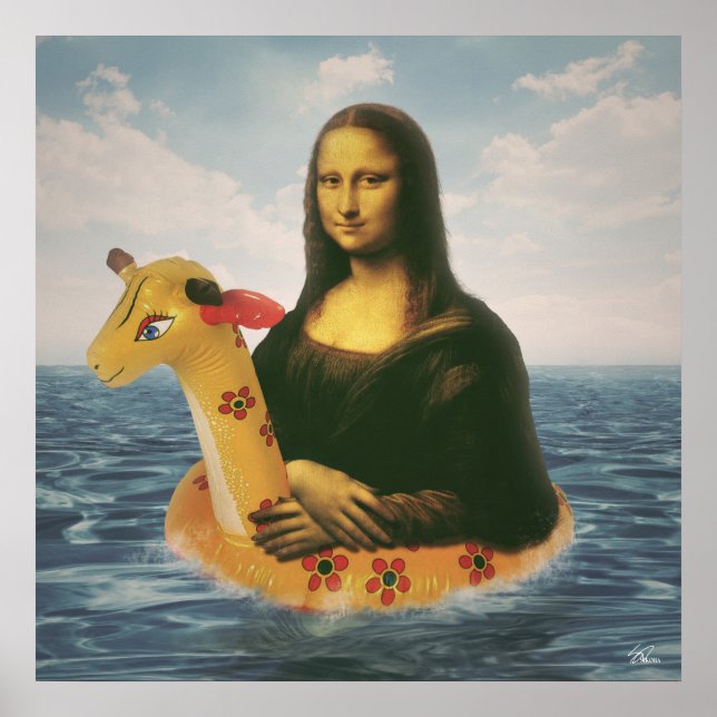 Poster Mona Lisa Holiday (Devant)