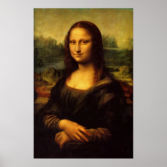 Poster Mona Lisa par Da Vinci (Devant)