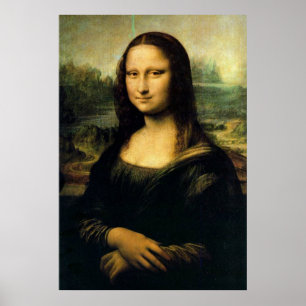Poster Mona Lisa par Leonardo da Vinci