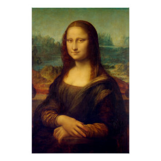 Poster Mona Lisa Par Leonardo Da Vinci