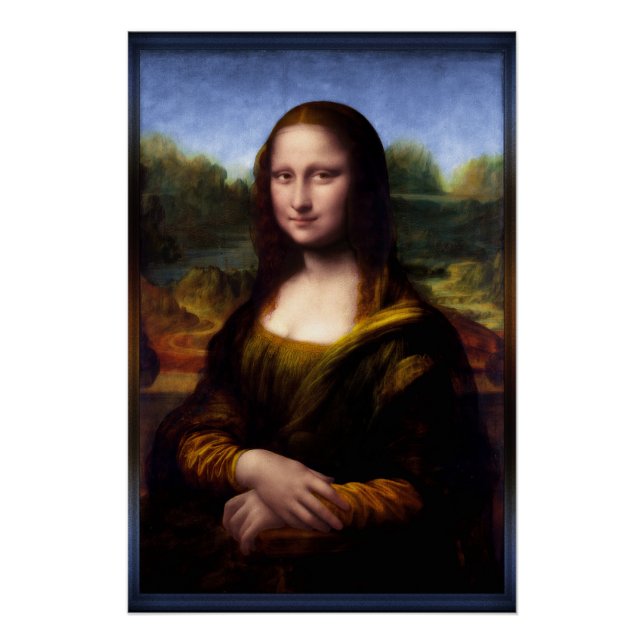 Poster Mona Lisa (Portrait de Lisa Gherardini) (Devant)