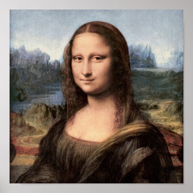 Poster Mona Lisa Portrait / Peinture (Devant)