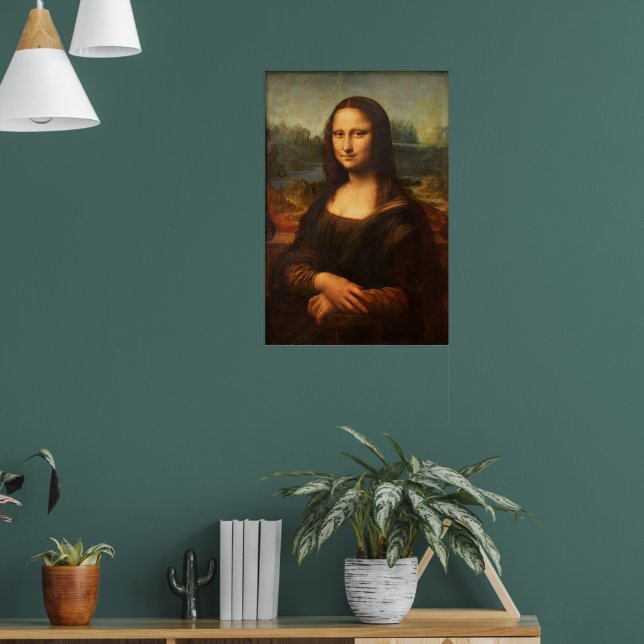 Poster Mona Lisa portrait peinture Leonardo Da Vinci (Salon 1)