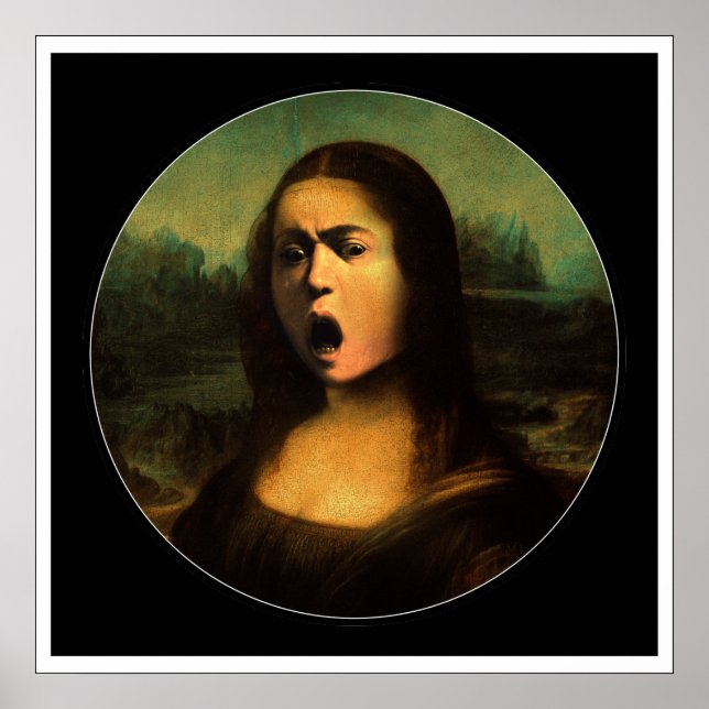 Poster Mona Medusa du Caravaggio (Devant)