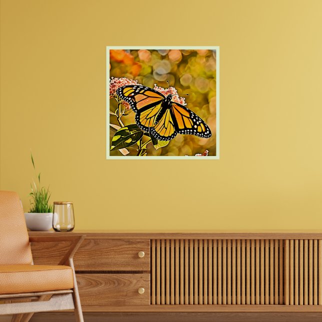 Poster  Monarch Butterfly Garden Art (Salon 2)