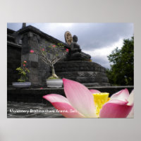 Poster Monastère Brahmavihara Arama, Bali