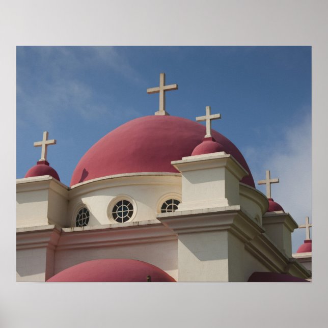 Poster Monastère grec orthodoxe (Devant)