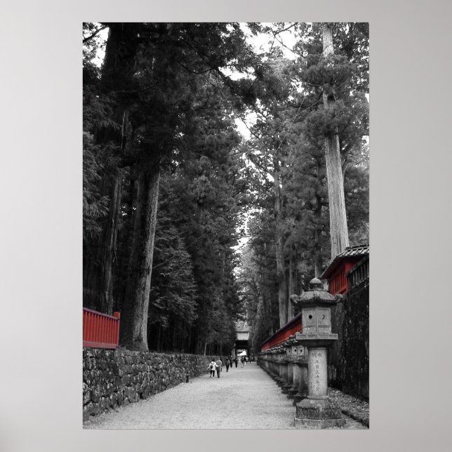 Poster Monastère japonais (Devant)