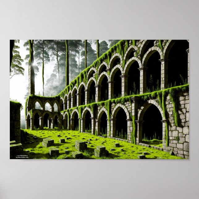 Poster Monastère perdu par WarStoke.com (Devant)